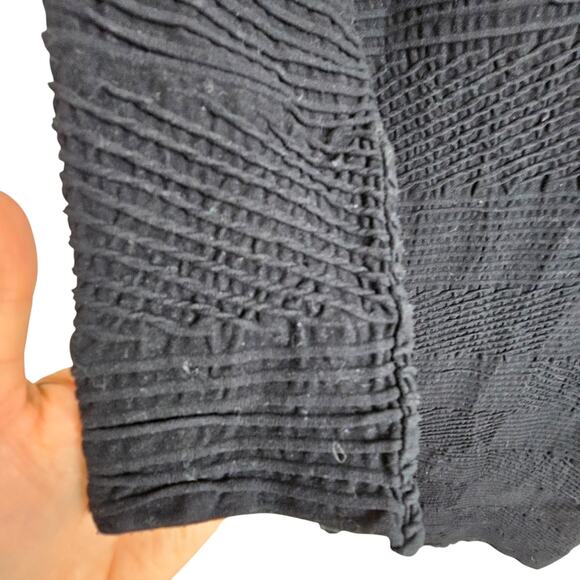 Tees By Tina Dress Knee Length Dress Mock Neck Dress Long Sleeve Dress OS Black - Picture 4 of 7